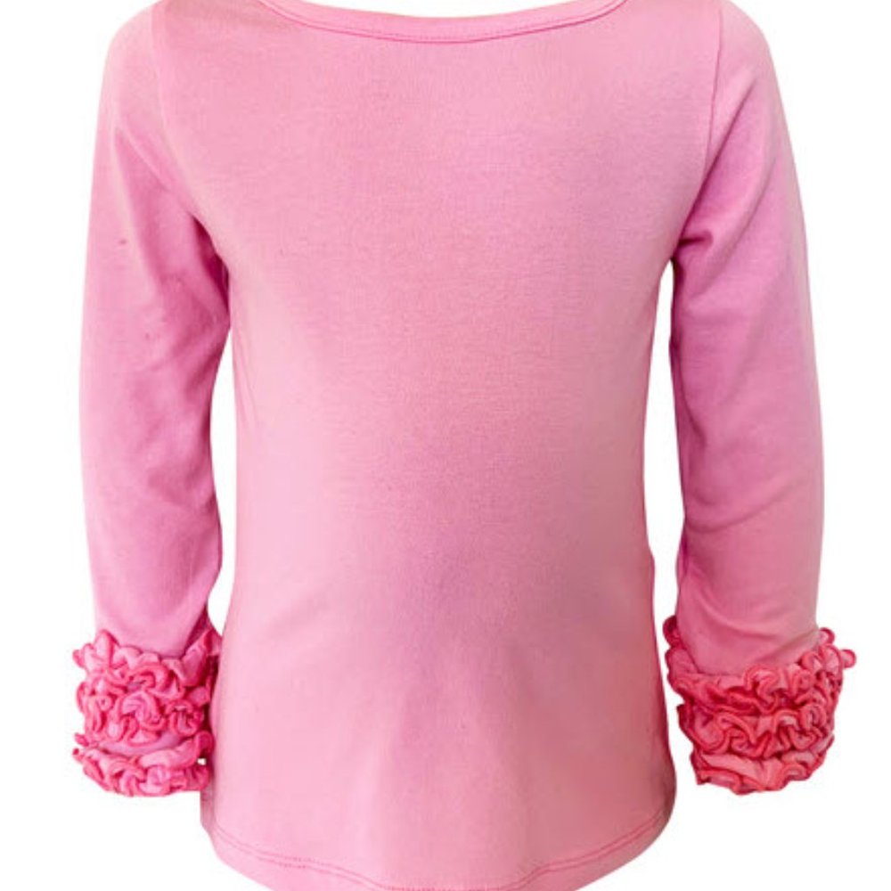 Girls Ruffle T-Shirt - Picture 4 of 4